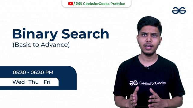 Master Binary Search with us | Free Live Classes | GeeksforGeeks Practice смотреть онлайн
