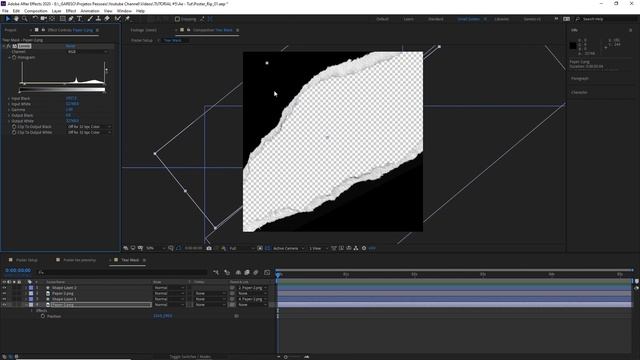 TUTORIAL #5 PART 1/2: Page Tear / Paper Rip Effect In After Effects