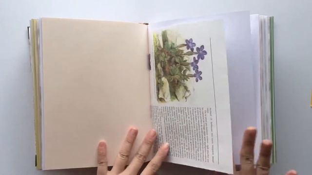 Fabric Junk Journal | Botanical Themed | Handmade Vintage Book | Soft Pink and Green | Rosy Journal смотреть онлайн