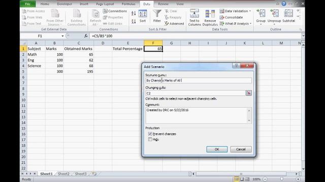 How to use Scenario Manager in Excel 2010 смотреть онлайн