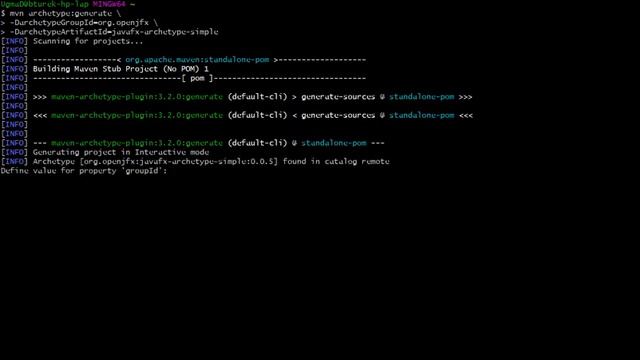 JavaFX Maven Archetype Walkthrough смотреть онлайн