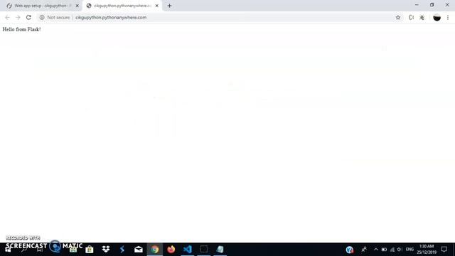 Tutorial Flask di PythonAnywhere смотреть онлайн