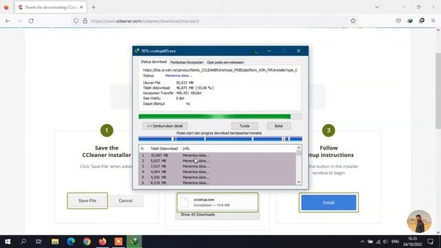 Cara Download dan Install Ccleaner terbaru 2022 ( Aplikasi pembersih laptop atau komputer ) смотреть онлайн