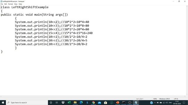 Java Programs based on Operators (Unary, Arithmatic, Boolean, Logical Left right shift, Logical AND смотреть онлайн