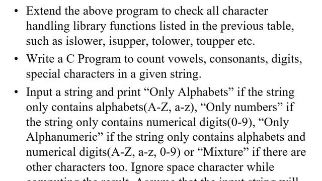 Online Lecture 15 | Character handling and string conversion functions смотреть онлайн