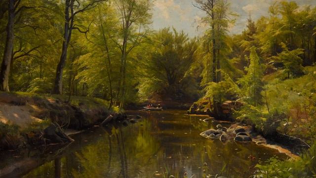 Discover Tranquil and Serene Beauty: Peder Mønsted's Breathtaking Artwork| Vintage Art For Your TV| смотреть онлайн