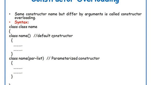 Constructor Overloading in java in Telugu || JAVA in Telugu Lecture-17 смотреть онлайн
