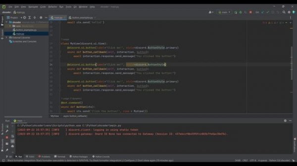 Как создать PYTHON ДИСКОРД БОТА с КНОПКАМИ | DISCORD PY