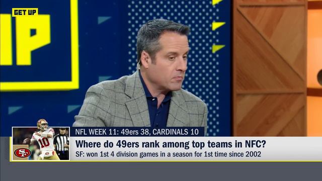 Where do 49ers rank among the top NFC teams? | Get Up смотреть онлайн