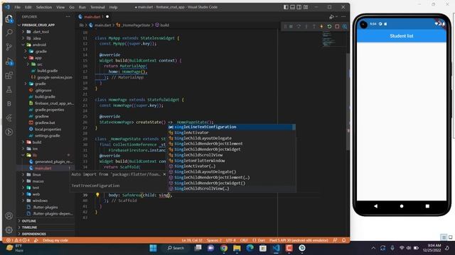 FLUTTER FIREBASE CRUD ( CREATE | READ | UPDATE | DELETE) PART I смотреть онлайн