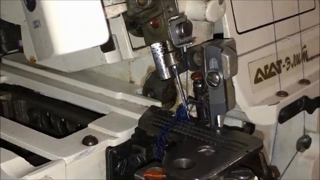 Оверлок Агат DonLock 54D3.Заправка нитей.Установка ножей.Часть2. смотреть онлайн