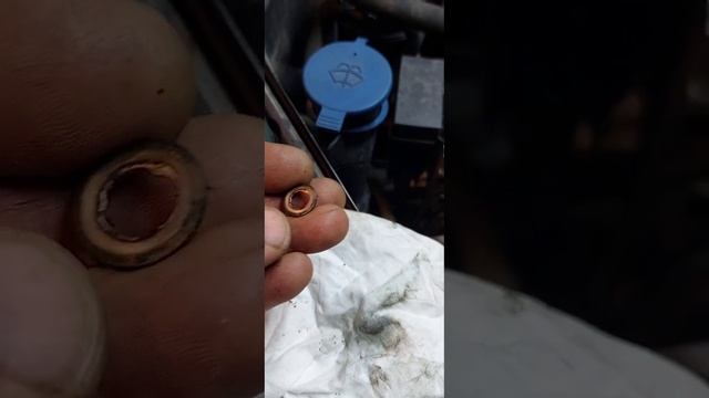 GLK  X204  om 642 Замена форсунок и медных шайб под форсункой.