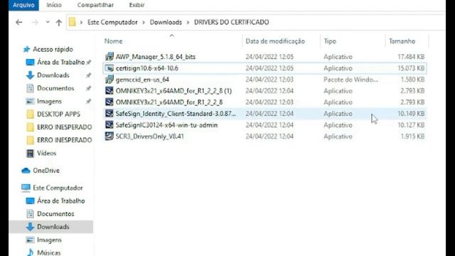 COMO INSTALAR OS DRIVERS DO CERTIFICADO DIGITAL A3 e LEITOR DE CARTÃO NO WINDOWS 10 NÃO IDENTIFICA смотреть онлайн