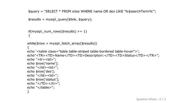 HTML : php output from mysql to html table смотреть онлайн