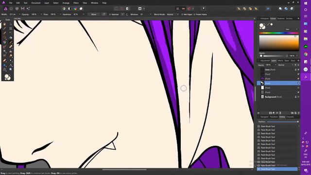 Speedpaint - Tess [AFFINITY PHOTO] смотреть онлайн