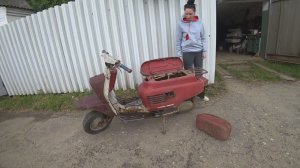 Как я Купил Мотороллер Вятка СССР простоявший 20 лет . Продать или Восстановить?