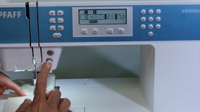 Pfaff Ambition Essential 34 Mending Stitch смотреть онлайн