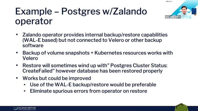 CNDM Day EU 2021: Backup and Restore for Operator Driven Applications with Velero смотреть онлайн