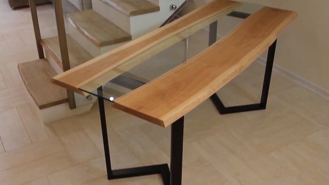 Слэбы из ясеня как ступени для лестницы на станке ЧПУ смотреть онлайн