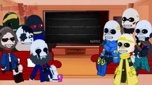 sans au react to Creepypasta secret bonus