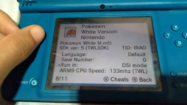 Nintendo DS, DSI, DSiXL. Erro ao abrir pokemon white: The DSi binaries are missing. смотреть онлайн