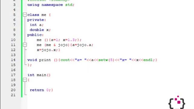 Copy Constructor C++ " class" смотреть онлайн