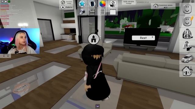 РАБОТАЮ УБОРЩИЦЕЙ в БРУКХЕЙВЕНЕ в РОБЛОКСЕ ?► Roblox TILKA PLAY ► РОБЛОКС смотреть онлайн