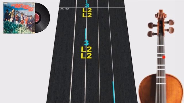 Los Iracundos - Puerto Montt (Violin TAB/Tutorial) PDF + MIDI + MP3