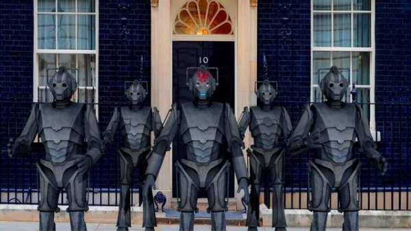 Cybermen Party Political Broadcast (Alternative Version 80's Cybervoice)