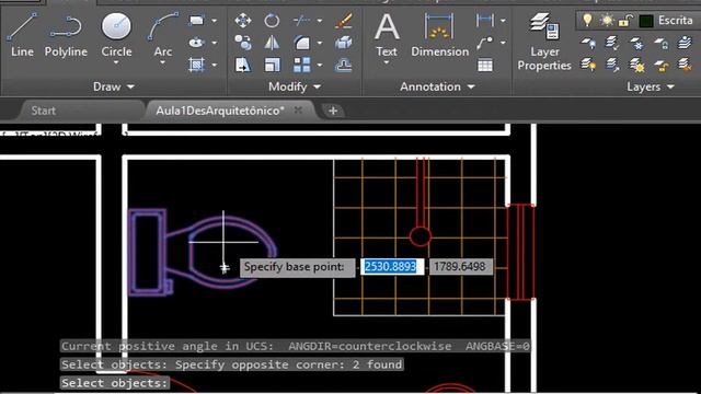 Comandos básicos do AutoCAD: 10 - Rotacionar смотреть онлайн