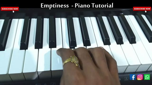 How to Play EMPTINESS Easy Piano Notes | Piano Tutorial by Papai смотреть онлайн