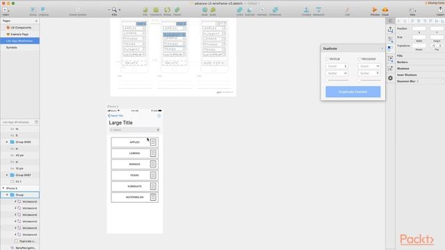 Advanced UX Techniques: User Interface and Sketch Symbols|packtpub.com смотреть онлайн