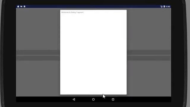 How to create DialogFragment using Android Studio Tutorial смотреть онлайн