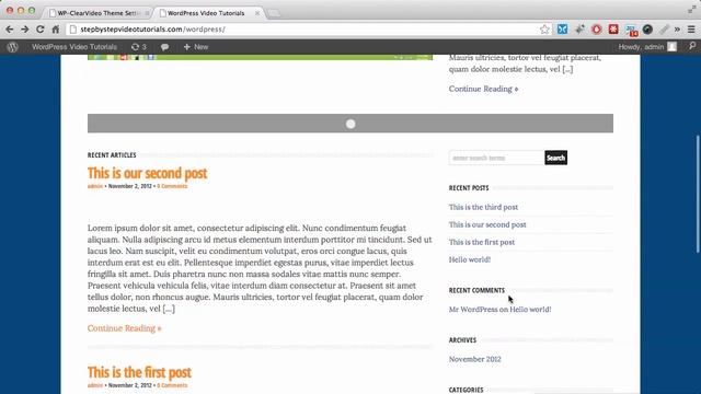 WordPress Tutorials 19 - Changing page links and sidebar link colors смотреть онлайн