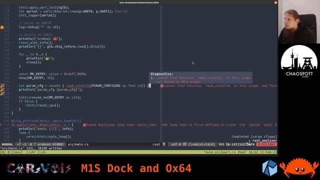oreboot on BL808 002: M1S Dock and Ox64 смотреть онлайн
