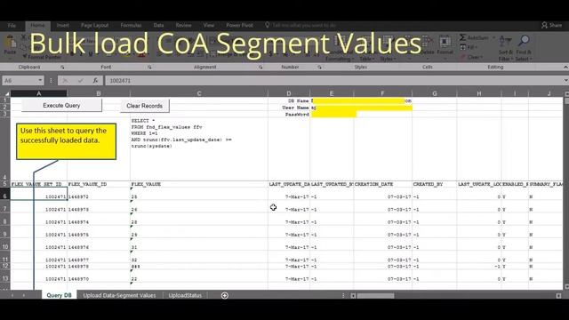 #Automate Loading of CoA Segment Values & Accounts into #Oracle GL Module (With Voice Commentary) смотреть онлайн