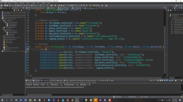 4- SHAFT_Engine - Web GUI Automation - Page Object Model design смотреть онлайн