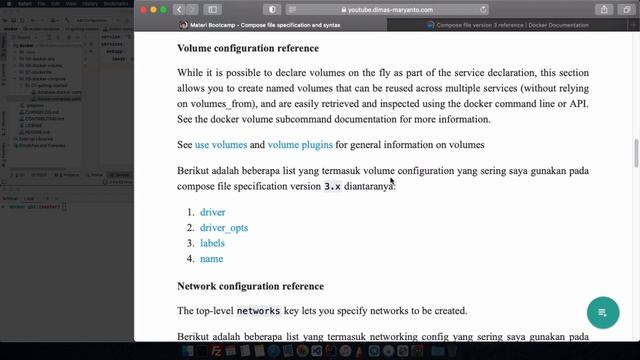 09.c - Spec & Versioning of compose file | Belajar Docker смотреть онлайн