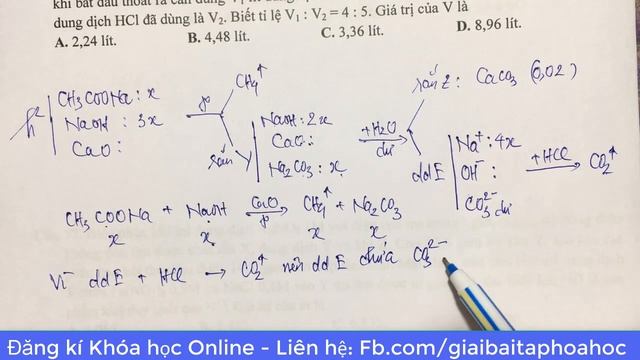 Nung hỗn hợp rắn gồm CH3COONa, NaOH và CaO (tỉ lệ mol CH3COONa và NaOH tương ứng là 1 : 3) смотреть онлайн
