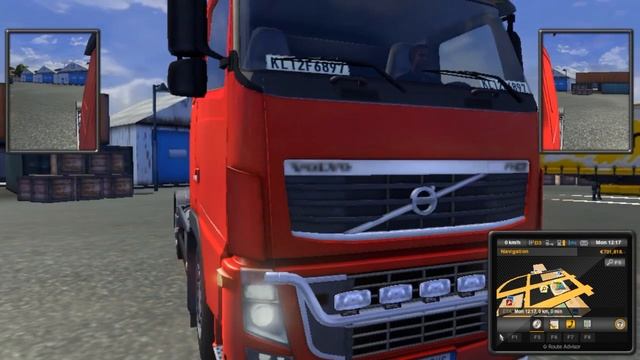 ETS2 - Volvo FH Gaming. Truck ready for Driving..Volvo Red Truck driving_Entry смотреть онлайн