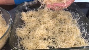 ТУРЕЦКАЯ КУХНЯ / ТУРЕЦКИЙ ДЕСЕРТ ДЖЕВИЗЛИ КАДАИФ / ГОТОВИМ С МУЖЕМ! / CEVİZLİ KADAİF