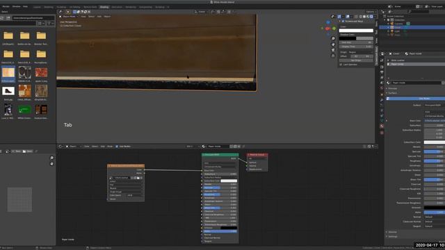 Blender 3D 2.8X Basics: Adding Inner paper binding to Bible cover. смотреть онлайн