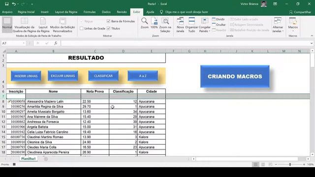 Criando Macros RAPIDAMENTE - Excel VBA смотреть онлайн