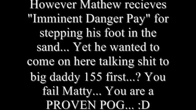 Hostile Fire Veteran big daddy 155 trolls imminent danger pog matty once again.... смотреть онлайн