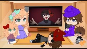 Past Afton family react to Michael Afton memes||Fnaf 4 tormentors||Gacha Club||{RUS}||By Lora|| Ч.о