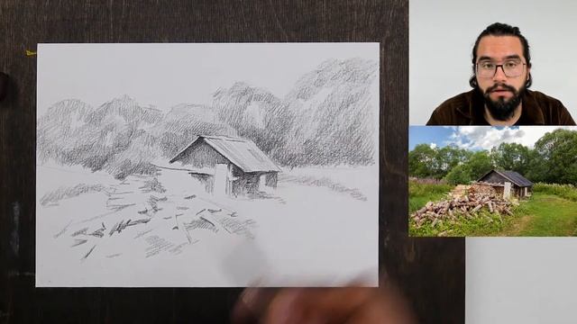 Бесплатный мастер-класс по графике «Дрова» смотреть онлайн