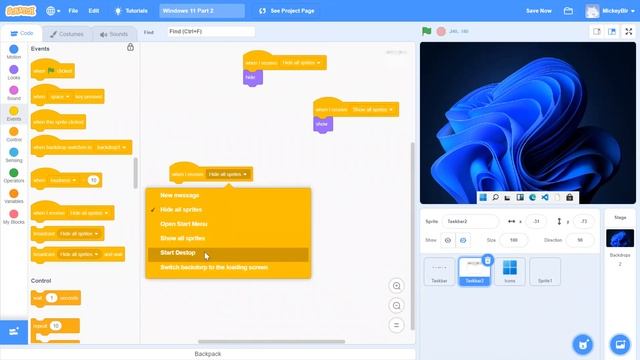 How to make windows 11 in Scratch | Part 2 | Confirmed that cant do this series! ? смотреть онлайн