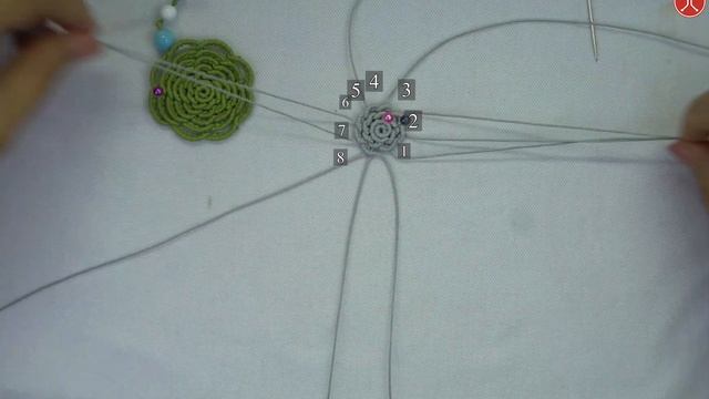 Macrame earrings tutorial: Macrame earring tutorial: DIY Macramé Flower Earrings - Tutorial смотреть онлайн