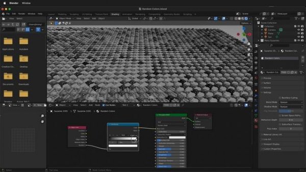 Random Colors Blender Tutorial