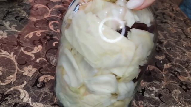 Маринованная капуста со свеклой ? смотреть онлайн